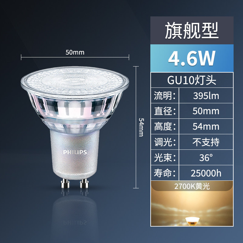 non dimmable 46w 2700k-blanc chaud