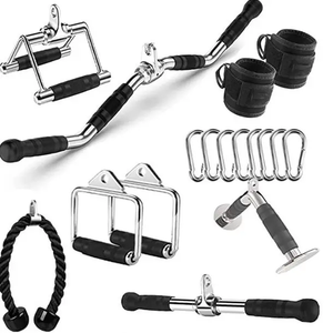 Triceps aşağı eki çekin, ev spor salonu için kablo makinesi aksesuarları, LAT aşağı çekin eki ağırlık Fitness tek başlı halat - Product Image 6
