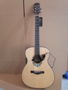 Transductor de pastilla magnética de 12 orificios de sonido con control de tono y volumen, adecuado para la mayoría de las guitarras acústicas