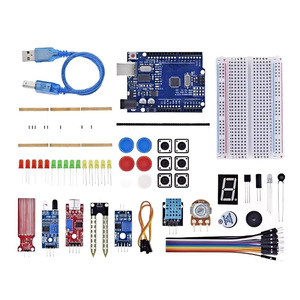 Das 400-Loch-Breadboard-Kit ist das grundlegende Toolkit für Anfänger des UNOs-Komponenten pakets mit einer Verpackungs box - Product Image 3