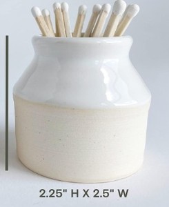 <strong>Match</strong> Striker - Handmade in North Carolina | Works with ALL <strong>MATCHES</strong>- 2.25&quot; X 2.5&quot;, Candle Accessory Mini Pottery, Gift, Safety - Product Image 2