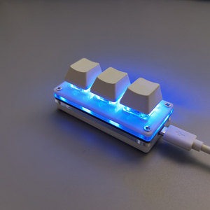 Wired Mini 3-Key Keypad <strong>Mechanical</strong> Gaming <strong>Keyboard</strong> 3 Key RGB <strong>Programming</strong> <strong>Keyboard</strong> for Windows Mac IOS Android - Product Image 6