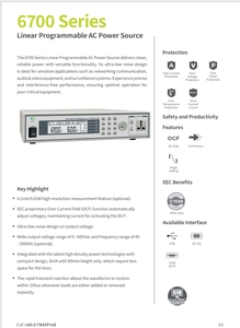 EEC Huayi 6720 modalità di uscita continua lineare programmabile Ac - Product Image 6