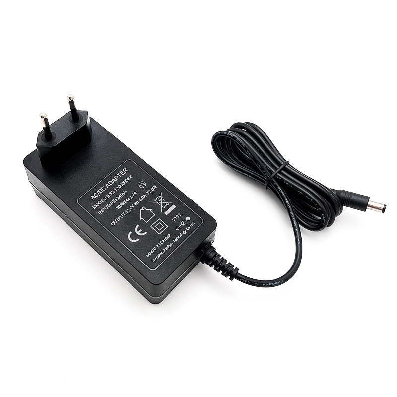 Black 24V3A, European standard, CE certified.