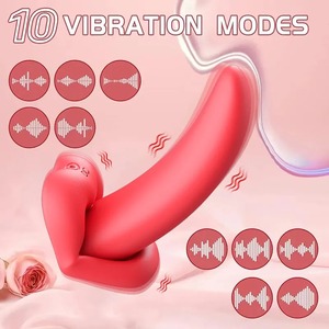 2 In 1 Tong Likken Vibrator G Spot Clitoris Stimulator 10 Vibratie Modi Masturbatie Vibrator Voor Vrouwen Seksspeeltjes Voor Vrouwen - Product Image 3