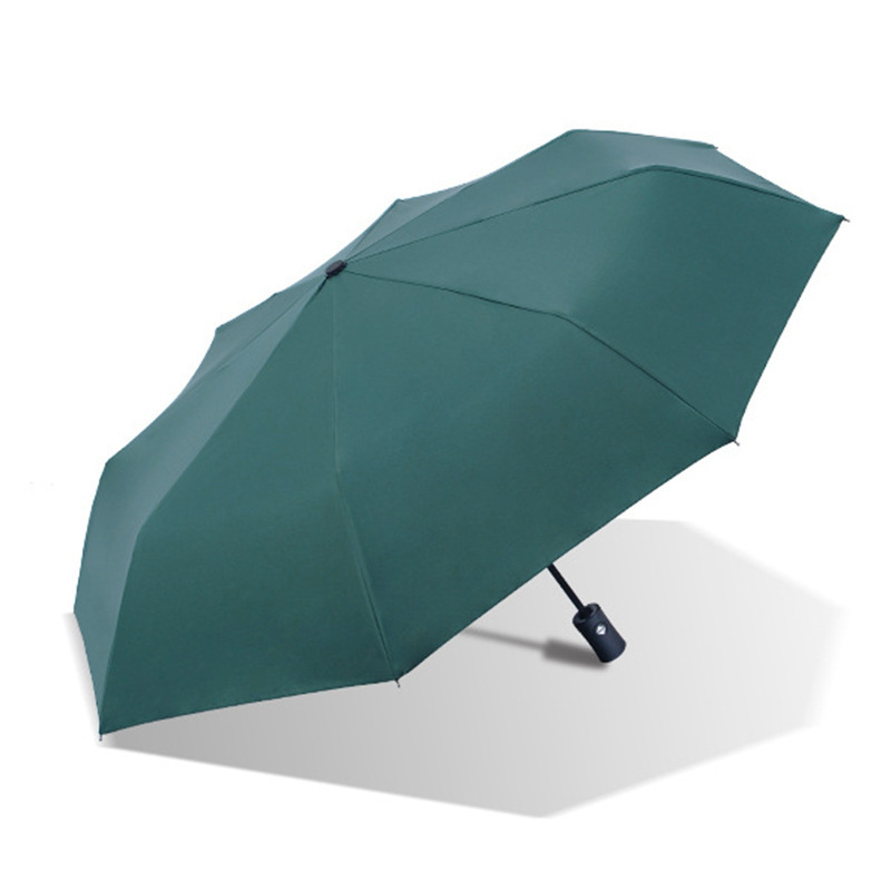 8-rib automatic dual-use for sunny and rainy days - Dark green