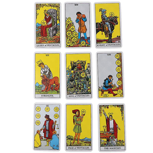 Nhà Sản Xuất Tùy Chỉnh In Ấn Giấy Bình Thường Tarot Thẻ Thiết Kế Riêng của Bạn Tarot Thẻ Với Sách Hướng dẫn Trò Chơi Thẻ Sàn - Product Image 6