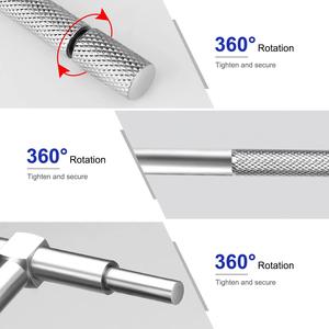 6 Pcs T-Bore Gauge Set 5/16 Inch - 6 Inch 8-150 mm <strong>Hole</strong> Gauges for Quick Inside Measurements of <strong>Holes</strong> Telescoping Gauge Set - Product Image 3