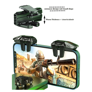 Sarafox ทริกเกอร์ควบคุมเกมมือถือ F6นิ้ว,จอยสติ๊กเกมแพดอัลลอยปุ่มยิงกุญแจ L1 R1สำหรับ IPhone Android - Product Image 5