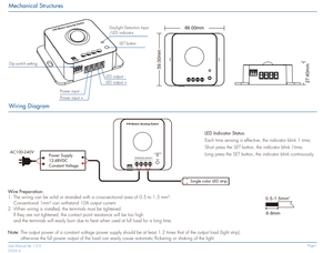 Skydance 12-48VDC MAX 6.5A Led <strong>Light</strong> <strong>Controller</strong> Staircase Bedroom PIR <strong>Motion</strong> Sensing <strong>Sensor</strong> Switch - Product Image 6