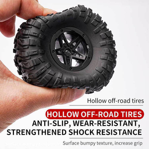 1/16 simülasyon radyo kontrol askeri Off-Road oyuncak arabalar 2.4ghz RC tırmanma araçlar oyuncak uzaktan kumanda arabalar Model oyuncaklar çocuklar için - Product Image 6