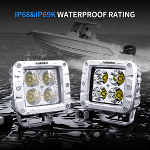 Aurora New Design Switch Control RGB 20W <strong>2</strong>&quot; 4x4 ATV Truck OffRoad <strong>LED</strong> Work Light - Product Image 4