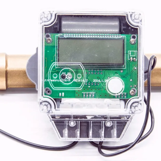 Водонепроницаемый портативный ультразвуковой электронный счетчик воды, ip68
