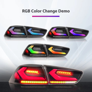 2008-2023 Mitsubishi EVO Lancer uyumlu RGB LED arka lambası montaj kanat tanrı modifiye tarama akan dönüş sinyali yeni 12V - Product Image 6