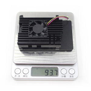 Raspberry Pi 5 lega di alluminio regolabile velocità singolo ventilatore ad alta efficienza dissipatore di calore custodia protettiva componente di dissipazione del calore - Product Image 6