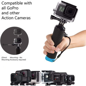 GoPro Hero用スポーツカメラ防水フローティングハンドグリップ1098 7 6 5 4 3 21セッションハンドルマウントアクセサリーキット - Product Image 2