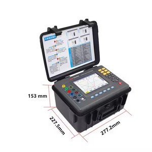 Analizador de calidad de energía trifásico automático portátil ES4000 con pantalla LCD para trabajo de red de prueba de máquina 1 año de garantía - Product Image 5
