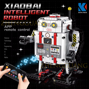 Zhengguang Lekstick pädagogisches STEAM STEM-Lekstickprogrammierung niedliche weiße Roboter intelligente App-Steuerung 475-teiliges Baustein-Lekstick-Set - Product Image 2