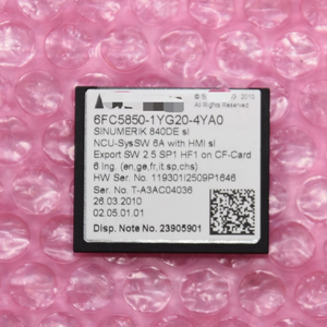 Neue und originale SPS Sinumerik 840DE SL 6FC5850-1YG20-4YA0 CNC-Software 6-3 SPS-Programmier steuerung - Product Image 1