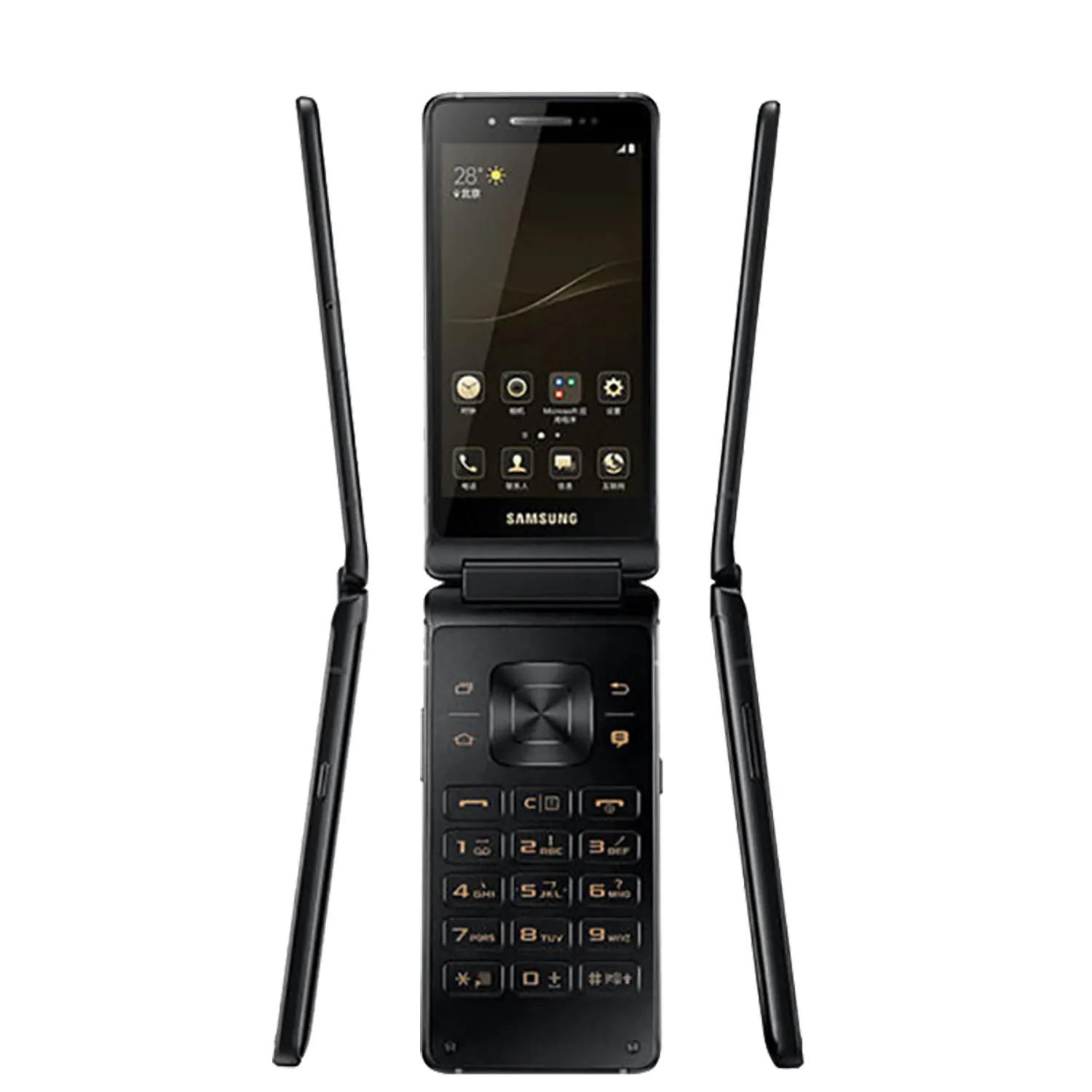 Samsung lideri 8 G9298 4G LTE cep telefonu için 4.2 inç AMOLED akıllı telefon Snapdragon 821 Quad Core Flip Android cep telefonu