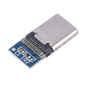 โรงงาน2021ที่มีคุณภาพสูง USB 3.1ประเภท-C USB-C 24ขาเชื่อมต่อฝ่าวงล้อมบอร์ด PCB (ชาย) - Product Image 4