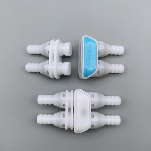 <strong>MJ</strong> Stock 5/16''CPC Multi-colored <strong>Double</strong> Connector POM/EPDM Two-Way Shutoff Quick Couplings With Stop Valve - Product Image 3