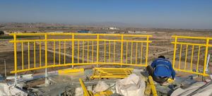 ברזל עמיד כימי frp מעקה גרילה עמיד מעקה מעקה פיברגלס גדר חשמלית - Product Image 6