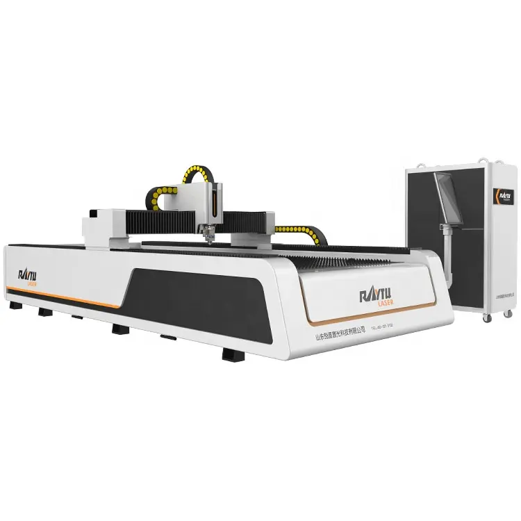 Raytu Fabricação alumínio corte máquina cnc laser metal automatizado chave corte máquina preço