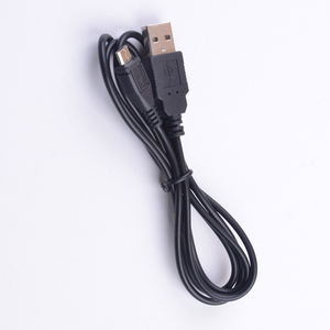 Siyah USB 2.0 a erkek 5 Pin Mini USB kablosu 1M bakır veri şarj kablosu cep telefonu araba ve yazıcı için - Product Image 1
