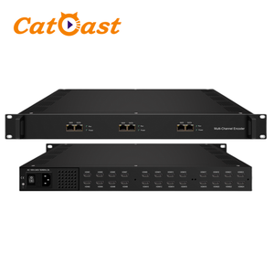 Encoder di rete HD multicanale 24 HD MI input uscita IP codificatore IPTV MPEG4 con protocollo SRT RTMP HTTP HLS - Product Image 2
