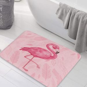 Schattige Flamingo Moderne Kunst Boho Badmat 17X29 Inch Roze Badkamer Tapijten Super Absorberend Zacht Flanellen Flamingo <span class=keywords><strong>Tp</strong></span> Patroon - Product Image 6