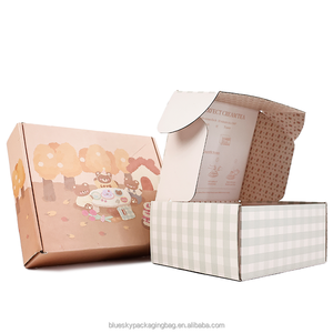 带手柄的可折叠矩形纸盒-高级礼品包装盒礼品包装 - Product Image 6
