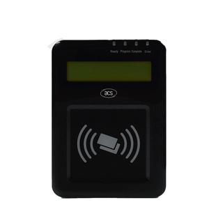 Lector de tarjetas MIFARE RFID NFC 13,56 MHz Lector de escritorio USB con soporte ACR1222L - Product Image 4