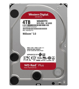 4TB红色加网络连接存储硬盘WD40EFPX 7200转/分SATA类6Gb/s 256MB高速缓存3.5英寸内部硬盘，用于服务器应用 - Product Image 1