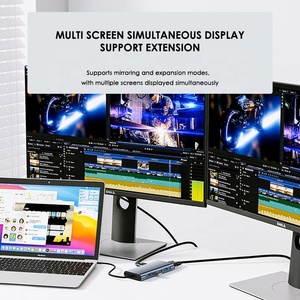 Docking Station VGA HDMI Hub Type-C/M 11 in 1 USB 3.0 Type-c Multiport Data Video <strong>Audio</strong> <strong>Output</strong> <strong>Computer</strong> Adapter SD Card Reader - Product Image 5