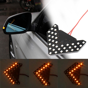 แผงไฟลูกศร LED 33 SMD ไฟส่องสว่างขนาดเล็กสำหรับรถยนต์กระจกมองหลังตัวบ่งชี้สัญญาณเลี้ยวหลอดไฟต่อเนื่อง - Product Image 6