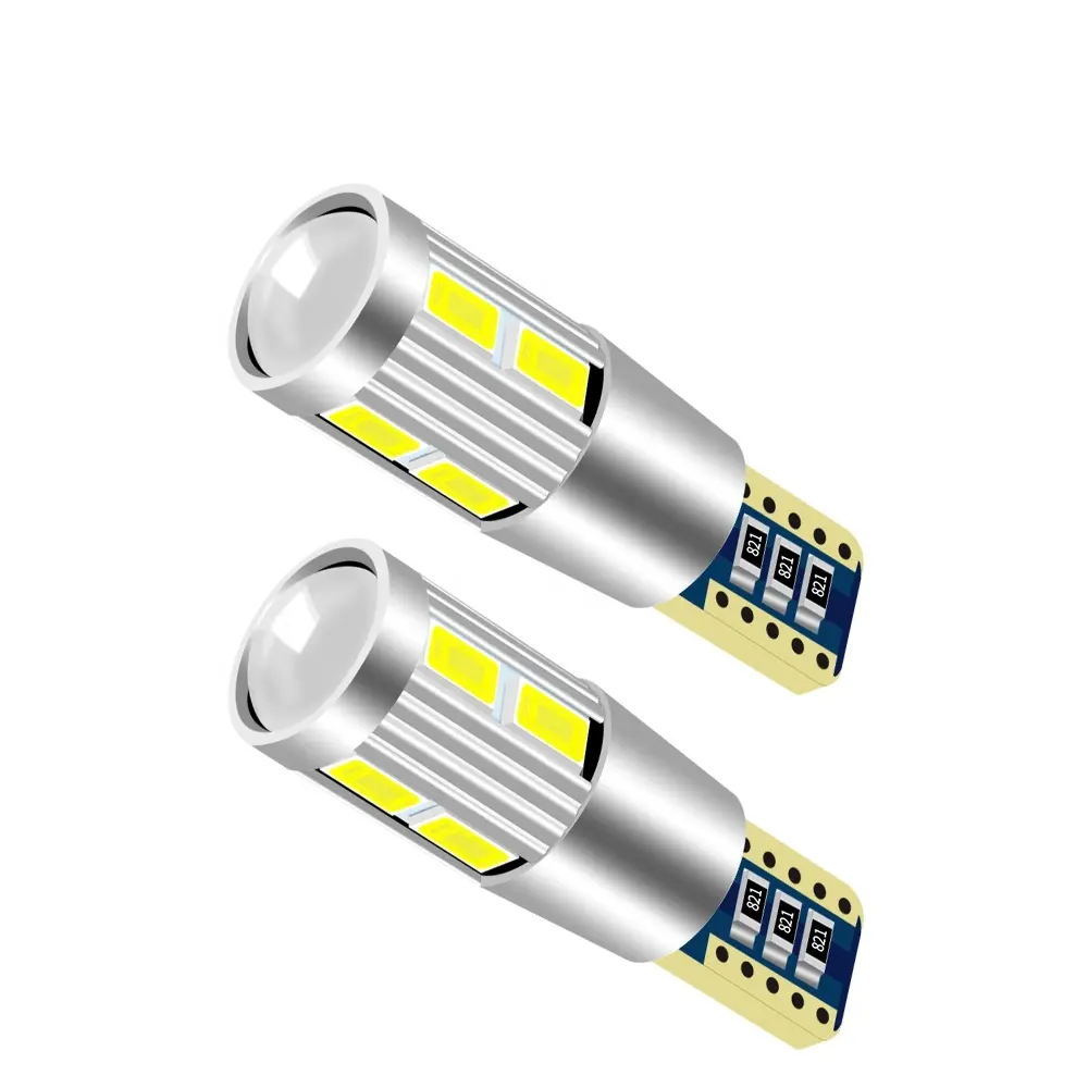 T10 estilo de coche Auto LED 194 W5W Canbus 10 SMD 5730 bombilla de luz LED No Error llevó la luz de estacionamiento coche LED luz lateral ZL234