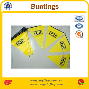 Bandera de cadena rectangular Maofeng, banderín de poliéster, banderines, decoración colorida, Bandera de cadena para pancartas al por mayor - Product Image 3