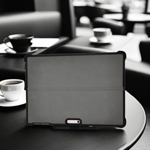 Microsoft Surface Pro10 için PC + TPU kılıf/9 Kickstand kapak çoklu görünüm PU deri kalemlik Tablet hafif sert kabuk - Product Image 3