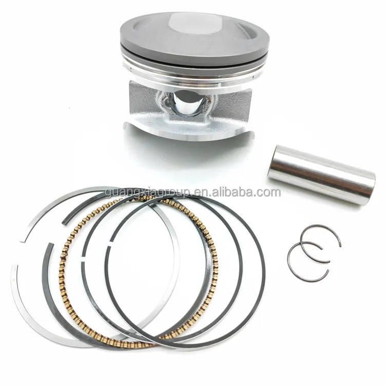 GXKSAT Kit de système de moteur de moto Racing Piston Scooter Piston Kit pour GS200 66mm STD Segment de piston