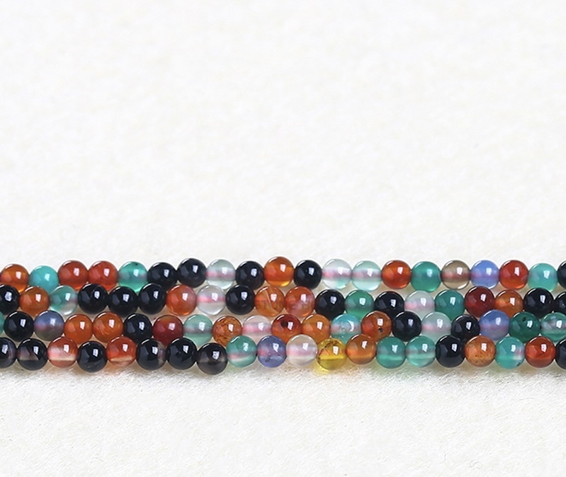 natural mixed agates