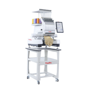 Single Head 15 Needles Home Automatic <strong>Computer</strong> Embroidery <strong>Machine</strong> Door-to-Door Service Simple Operation User-Friendly Used - Product Image 3