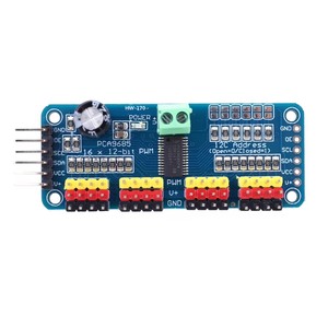 PCA9685 PWM-Servo treiber platine IIC-Schnitts telle 16-Kanal-12-Bit-PWM-Servomotorplatinenmodul für