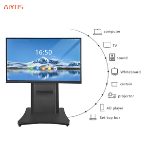 75 pulgadas 4K Smart Interactive Tablet PC Android LCD Wifi Flat Panel Touch Screen Monitor Board para pantallas de señalización digital - Product Image 4