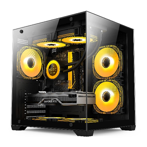 Nuevo diseño en stock Gaming PC Desktop Computer Gaming ATX Computer Case Frame Chasis & Mid Tower Cabinet - Product Image 6
