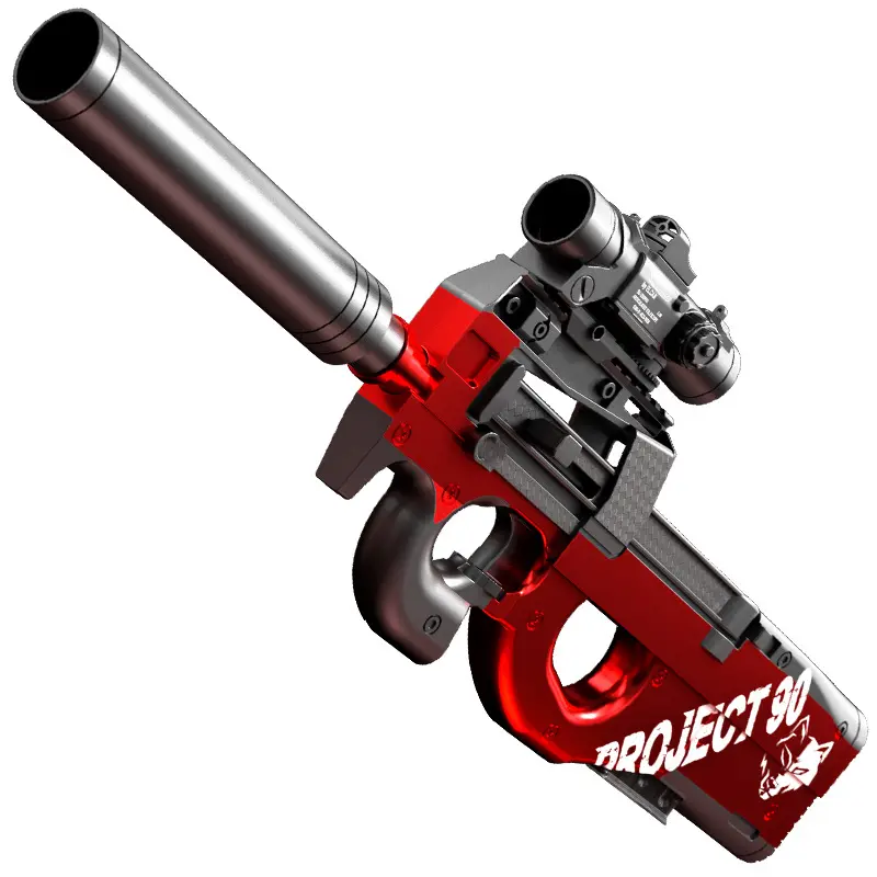 2023 Markdown Sale pistola eléctrica splatball Blaster de bolas fuego de alta velocidad la metralleta pistolas P90 orbzee