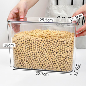 さまざまなデザインPPプラスチック収納ボックス透明多目的雑貨収納ボックスクリア収納ボックスビン - Product Image 6