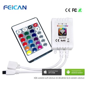 Беспроводной дистанционный диммер Feican 12VDC RGB для контроллера Bluetooth DMX с управлением музыкой ROHS Сертифицированный WiFi контроль - Product Image 3