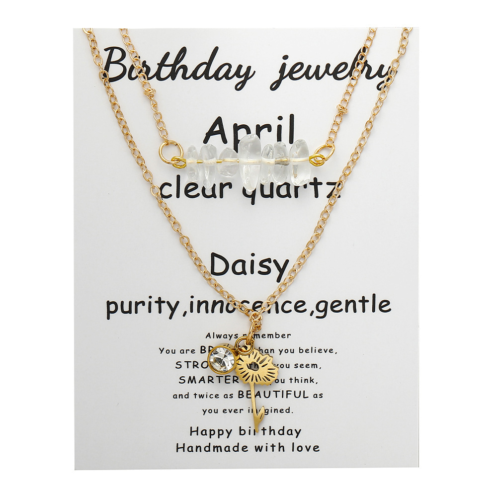 mix-April white crystal