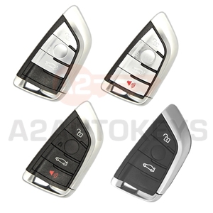 A2AUTOKEYS for BMW 1 2 7 Series X1 X5 X6 X5M X6M F Class Remote <strong>Key</strong> 3/4 Buttons Black/Silver Smart Card Car <strong>Key</strong> Shell Case - Product Image 1